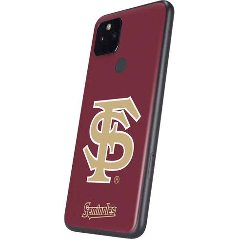 Florida State FSU Seminoles Initials Google Pixel 5a Skin